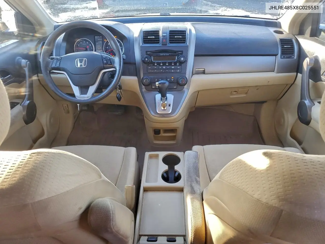 JHLRE485X8C025551 2008 Honda Cr-V Ex
