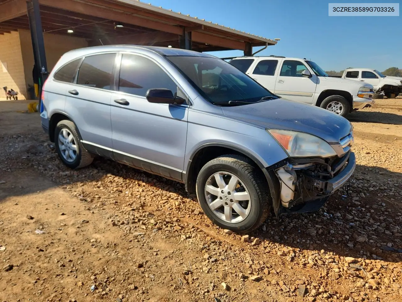 3CZRE38589G703326 2009 Honda Cr-V Ex