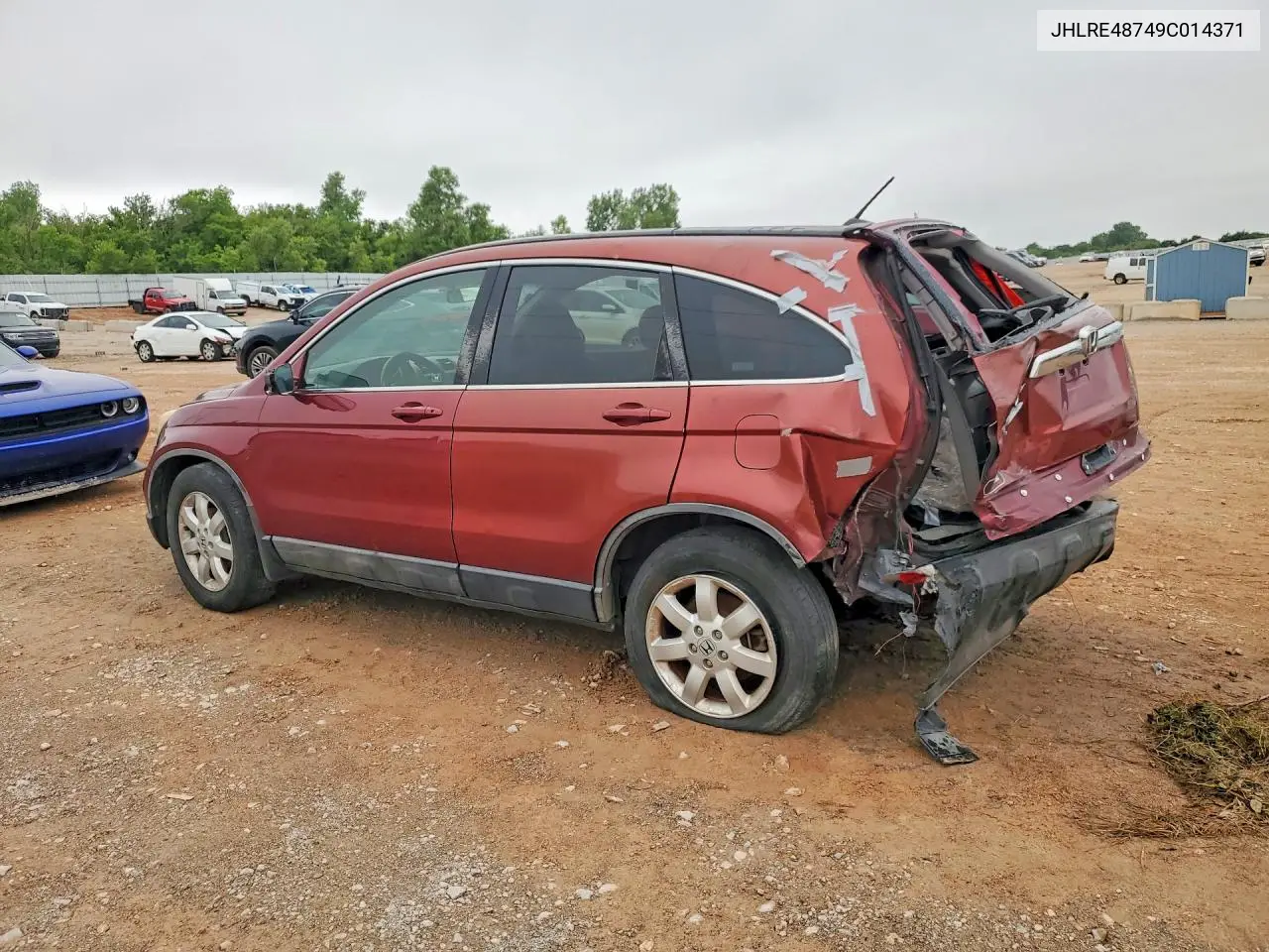 JHLRE48749C014371 2009 Honda Cr-V Exl