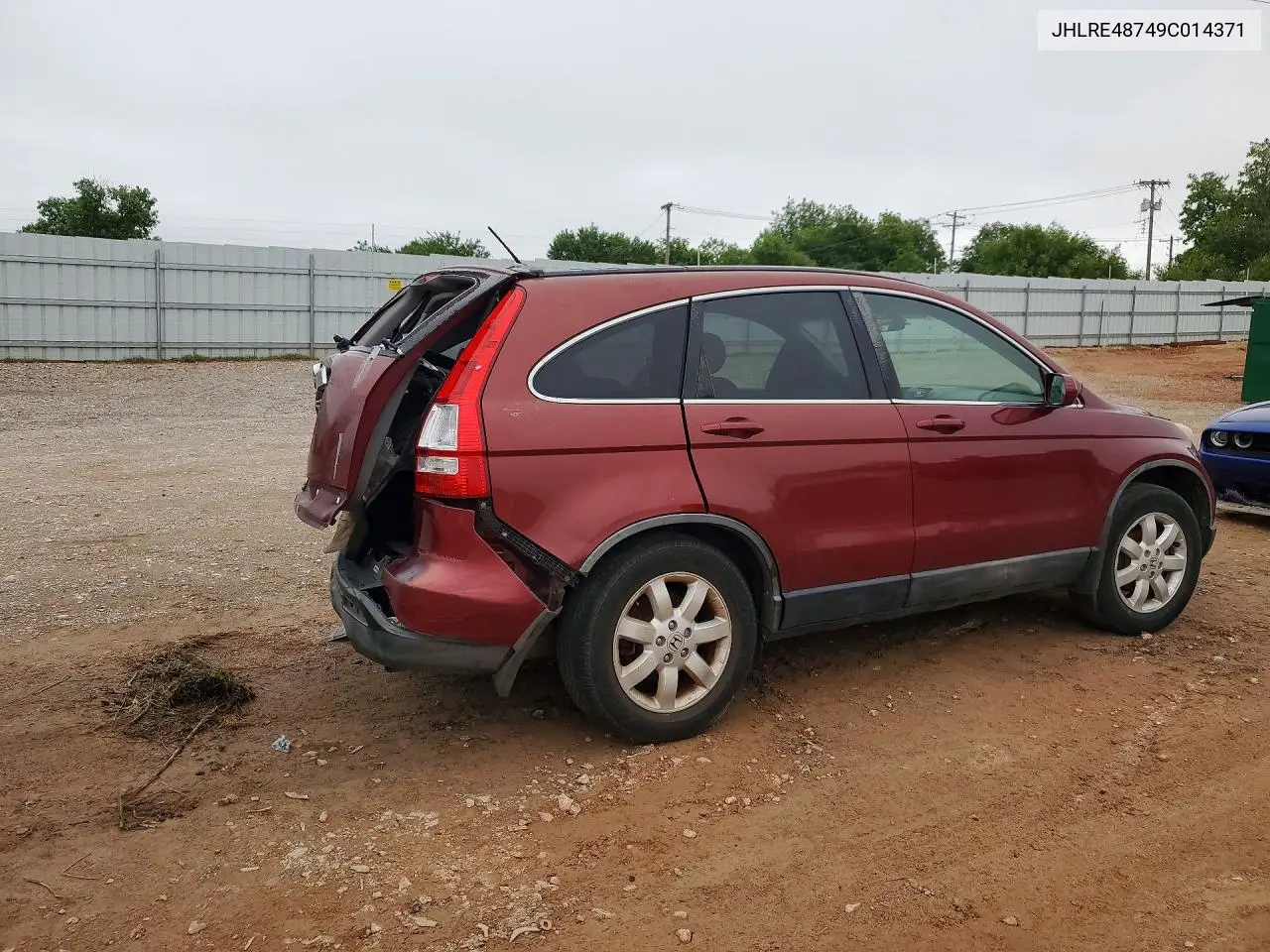 JHLRE48749C014371 2009 Honda Cr-V Exl