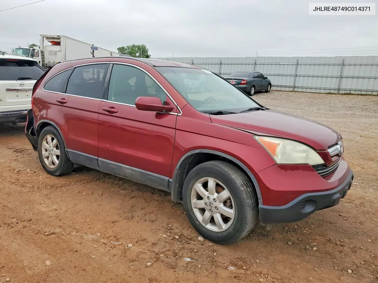 JHLRE48749C014371 2009 Honda Cr-V Exl