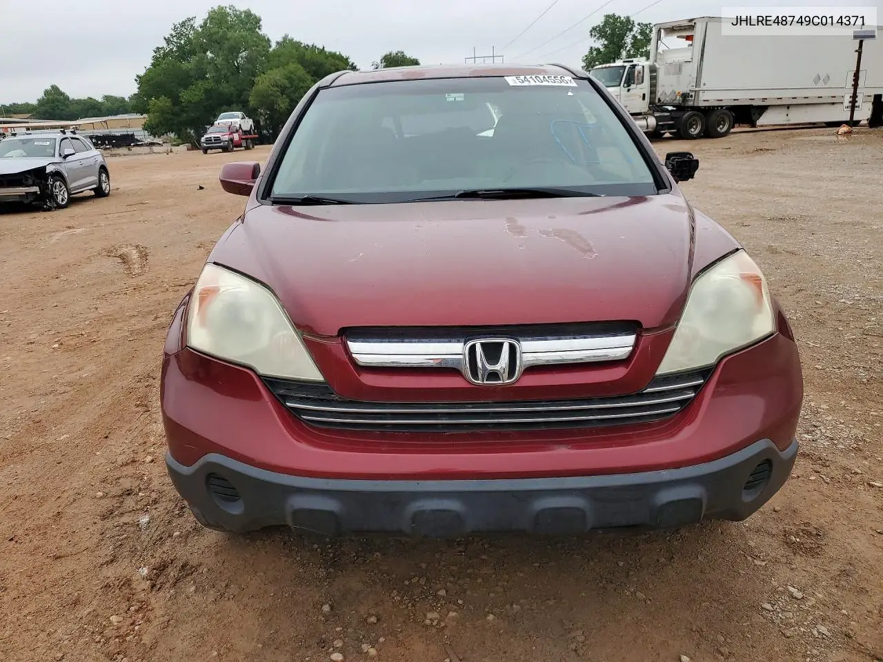 JHLRE48749C014371 2009 Honda Cr-V Exl