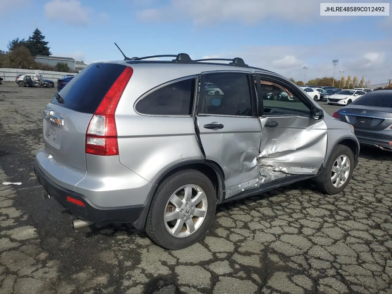 JHLRE48589C012492 2009 Honda Cr-V Ex