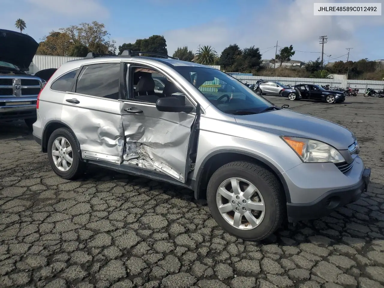 JHLRE48589C012492 2009 Honda Cr-V Ex