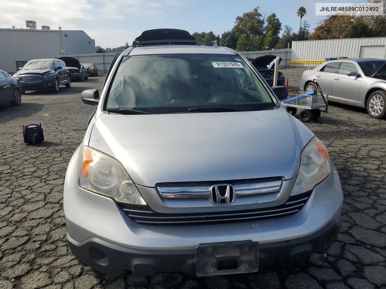 JHLRE48589C012492 2009 Honda Cr-V Ex