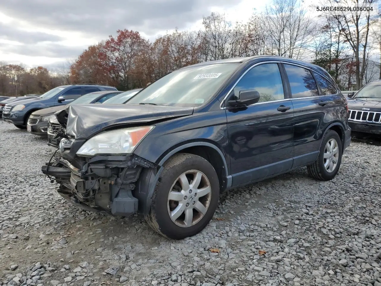 5J6RE48529L036004 2009 Honda Cr-V Ex