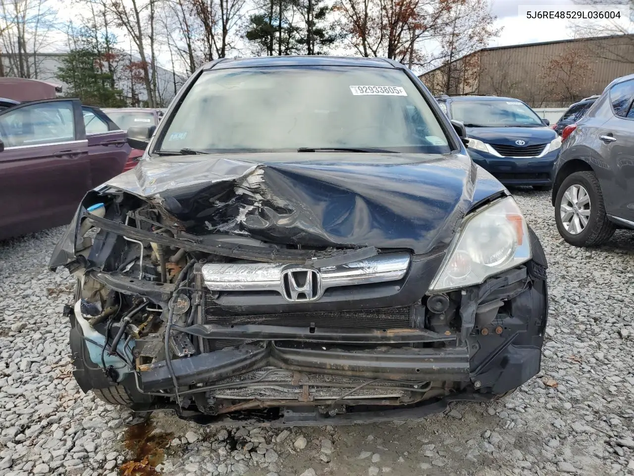 5J6RE48529L036004 2009 Honda Cr-V Ex