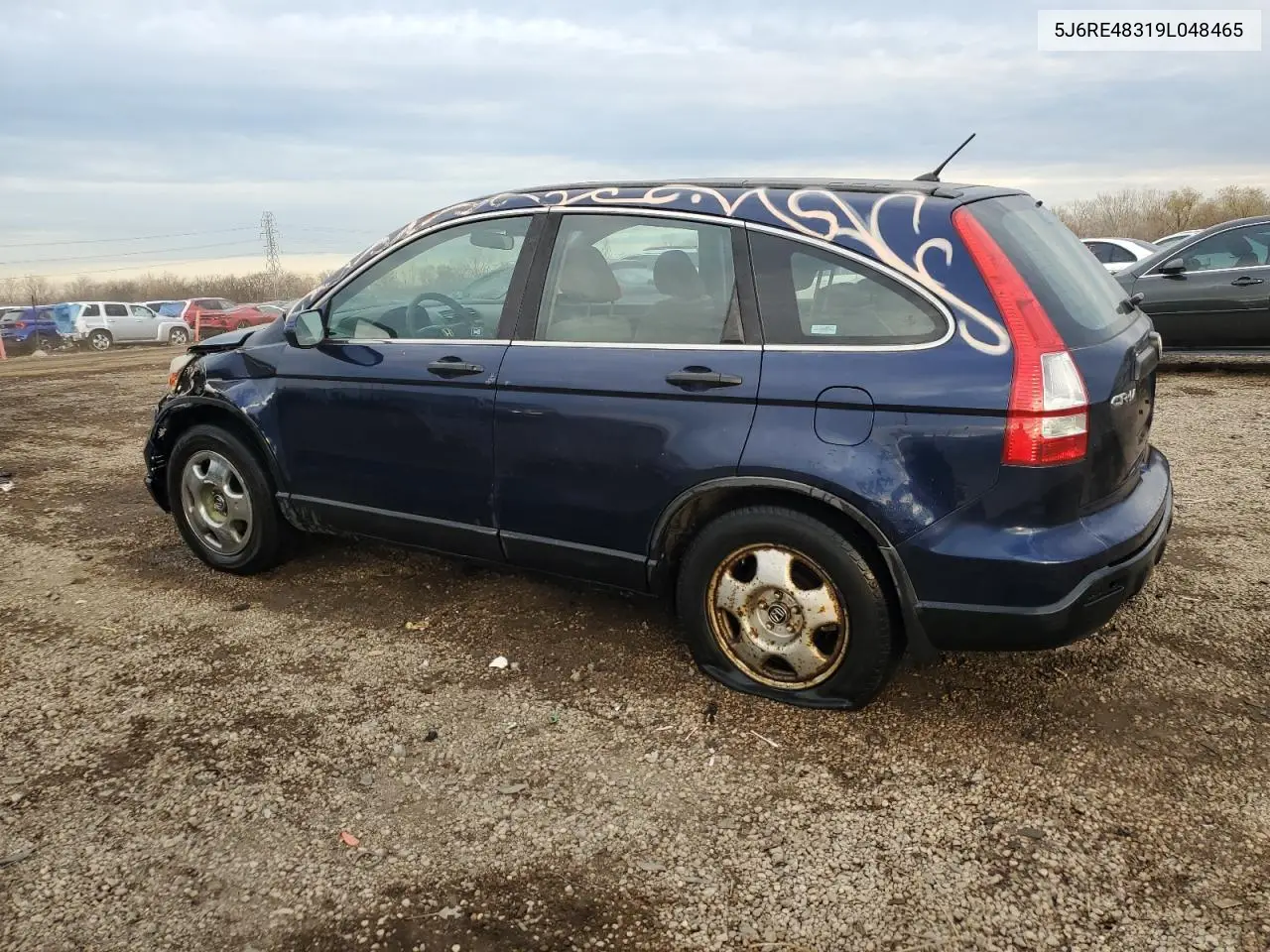 5J6RE48319L048465 2009 Honda Cr-V Lx