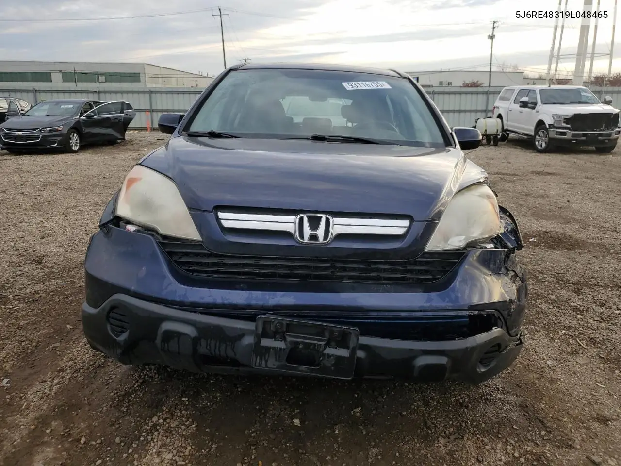 5J6RE48319L048465 2009 Honda Cr-V Lx