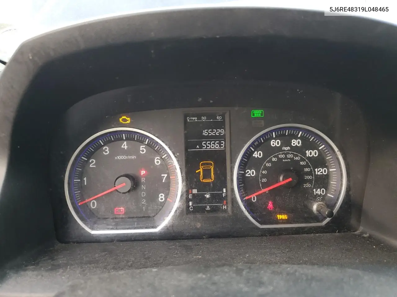 5J6RE48319L048465 2009 Honda Cr-V Lx