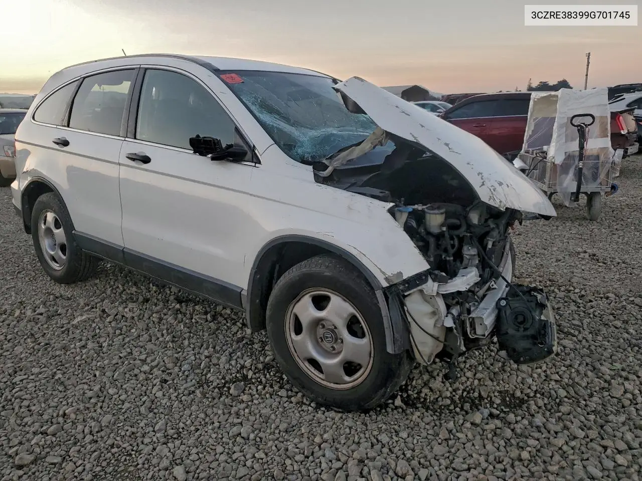 3CZRE38399G701745 2009 Honda Cr-V Lx