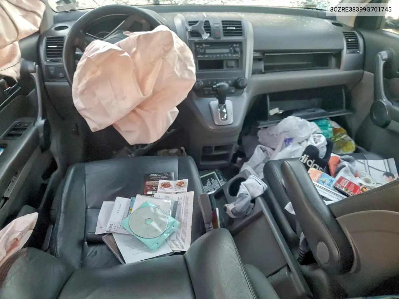 3CZRE38399G701745 2009 Honda Cr-V Lx