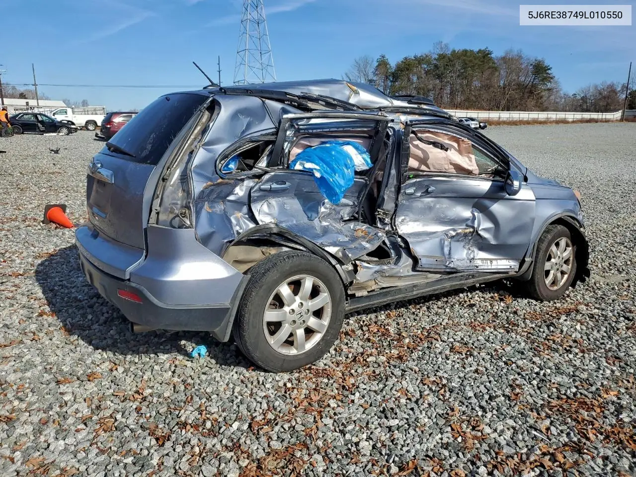 5J6RE38749L010550 2009 Honda Cr-V Exl