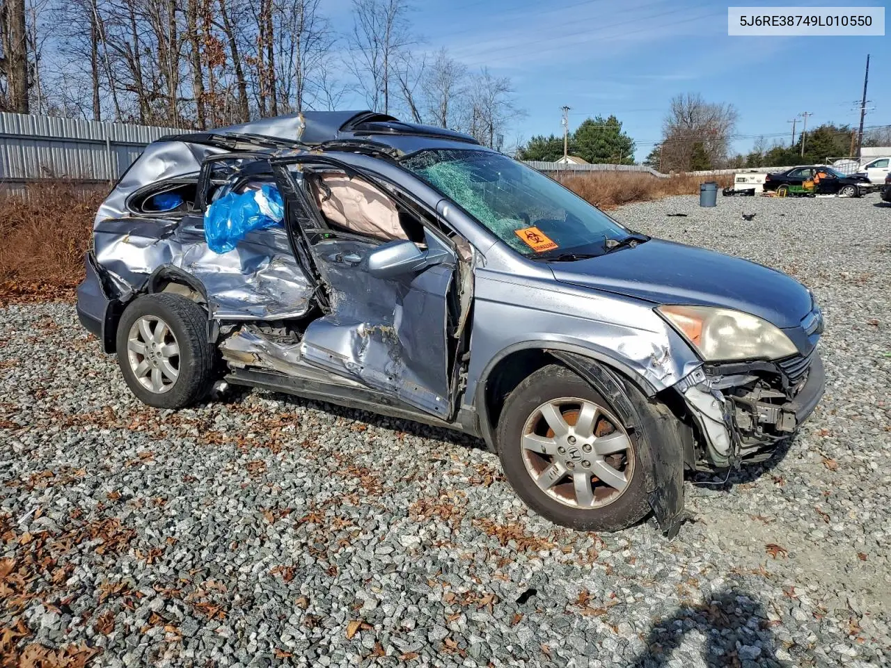 5J6RE38749L010550 2009 Honda Cr-V Exl