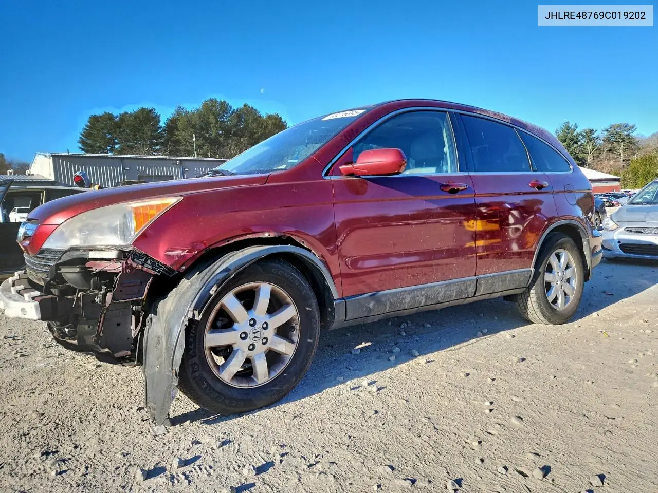 JHLRE48769C019202 2009 Honda Cr-V Exl