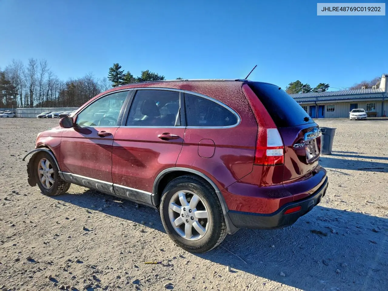 JHLRE48769C019202 2009 Honda Cr-V Exl
