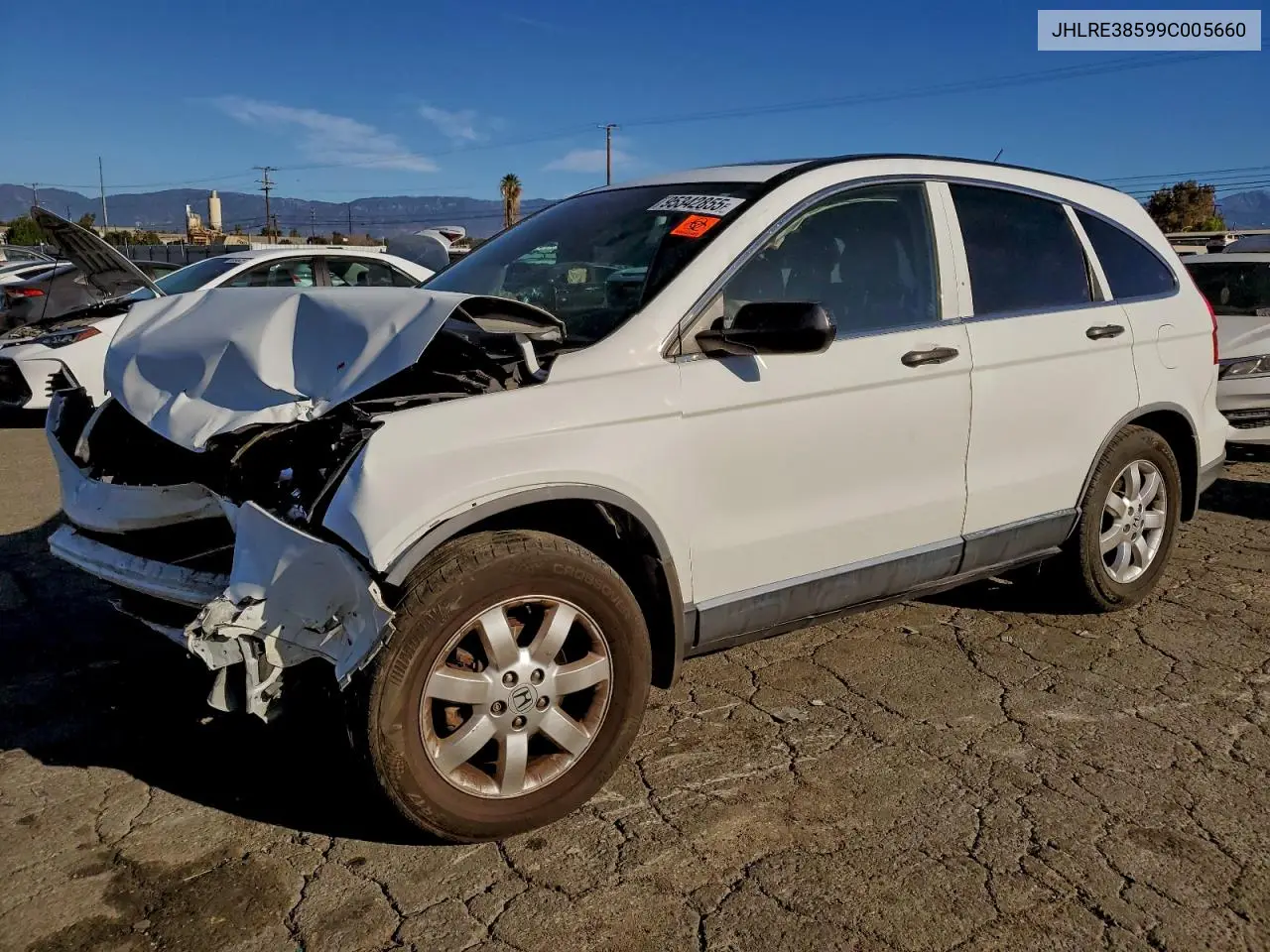JHLRE38599C005660 2009 Honda Cr-V Ex