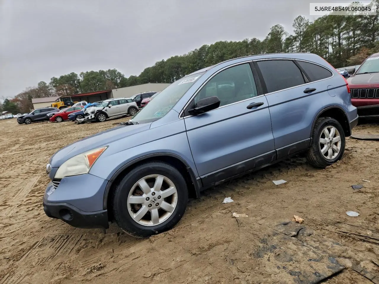 5J6RE48549L060045 2009 Honda Cr-V Ex