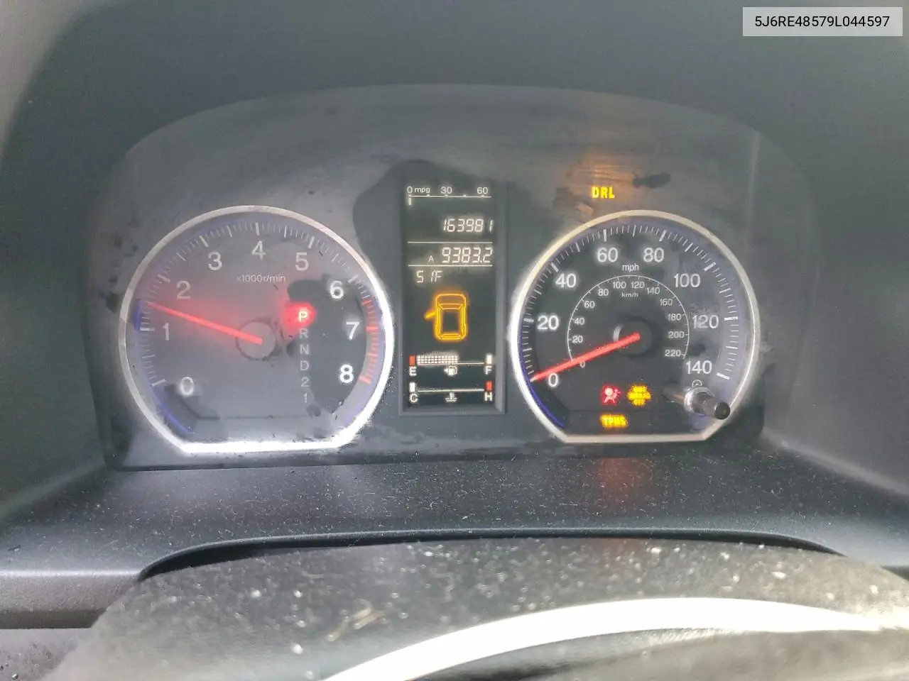 5J6RE48579L044597 2009 Honda Cr-V Ex