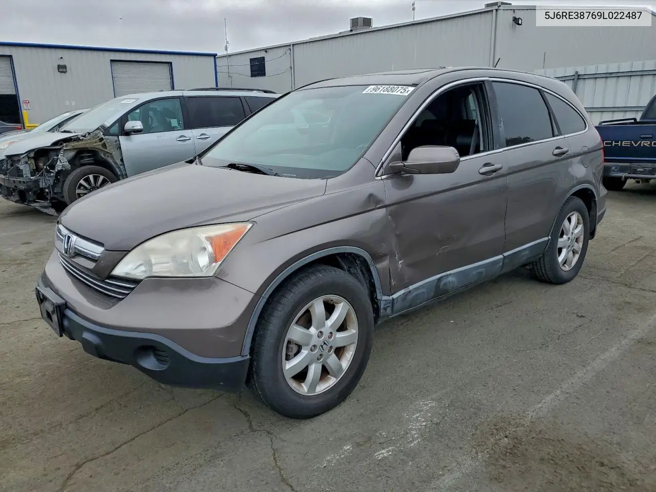 5J6RE38769L022487 2009 Honda Cr-V Exl