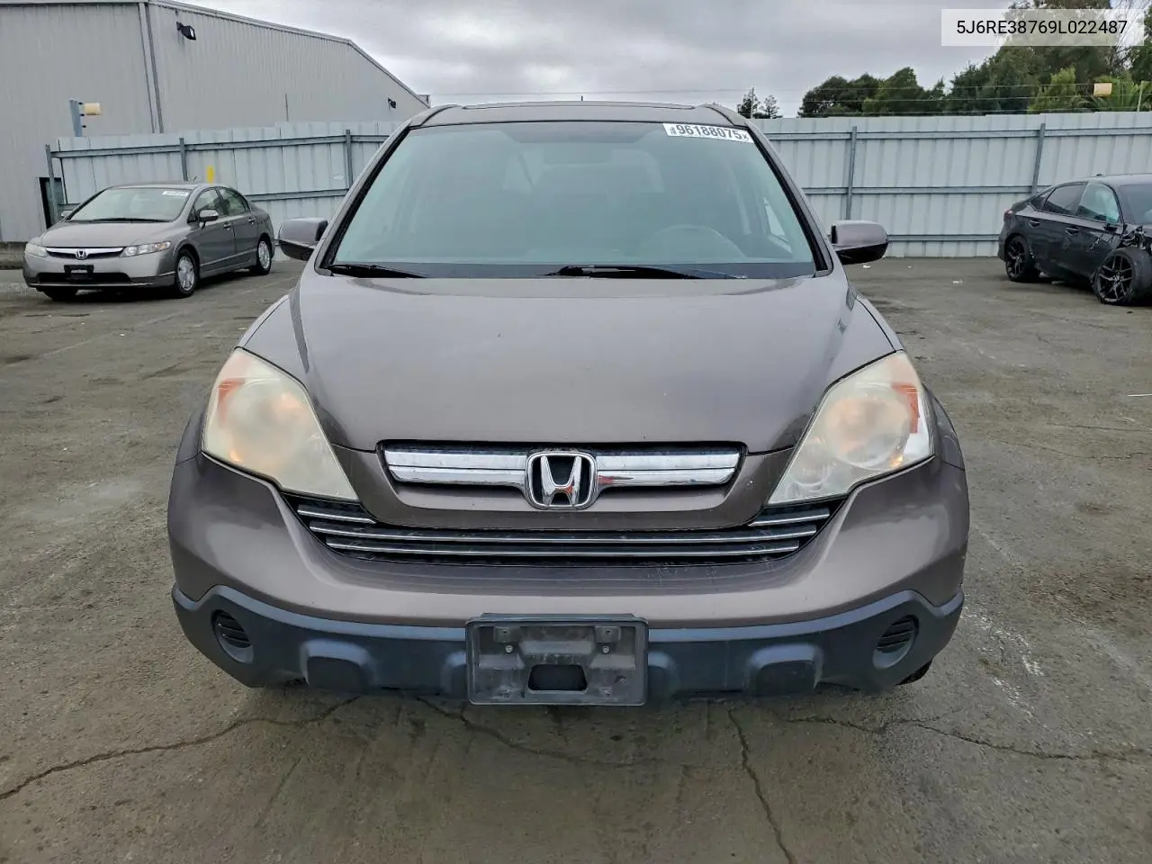 5J6RE38769L022487 2009 Honda Cr-V Exl