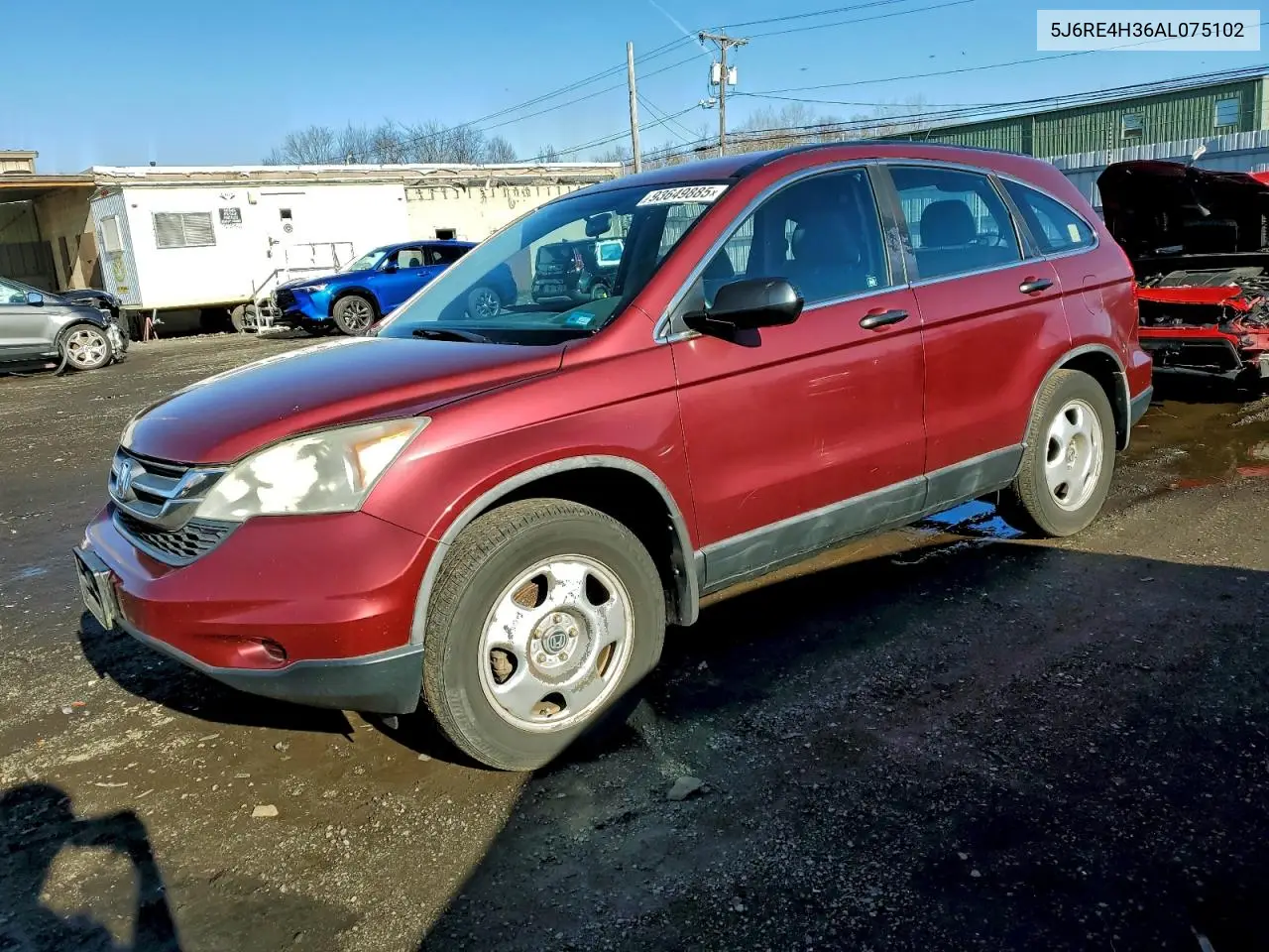 5J6RE4H36AL075102 2010 Honda Cr-V Lx