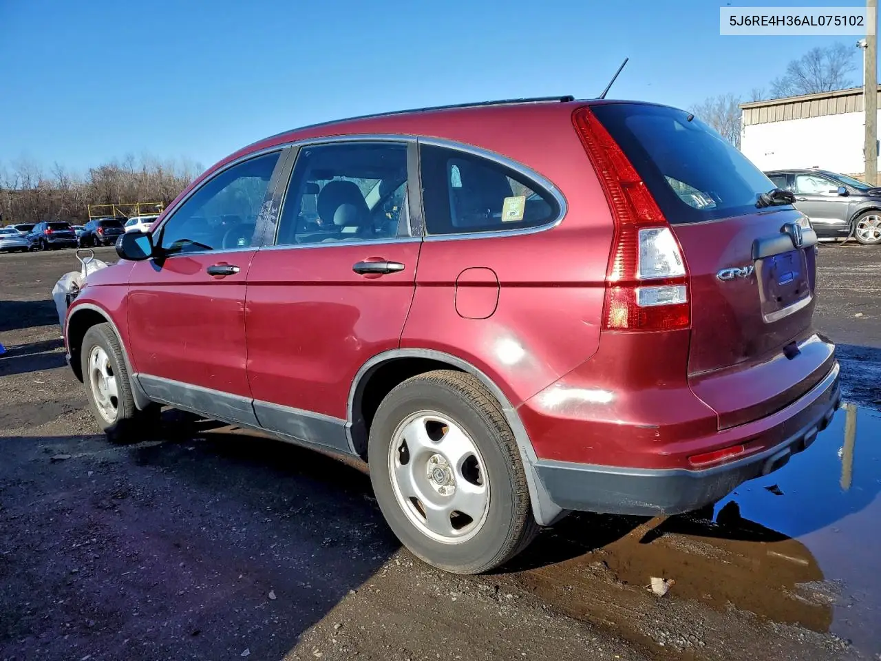 5J6RE4H36AL075102 2010 Honda Cr-V Lx