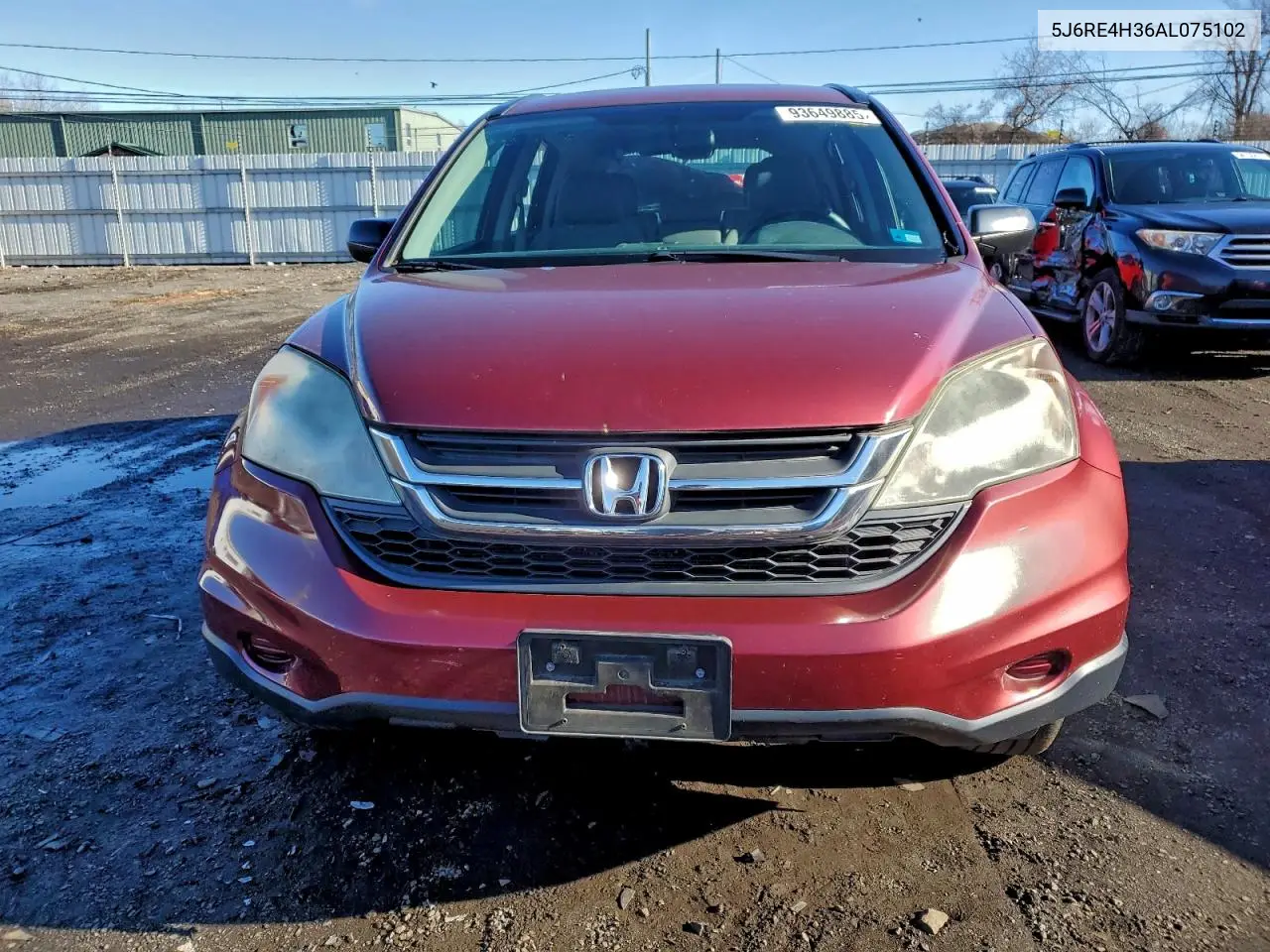 5J6RE4H36AL075102 2010 Honda Cr-V Lx