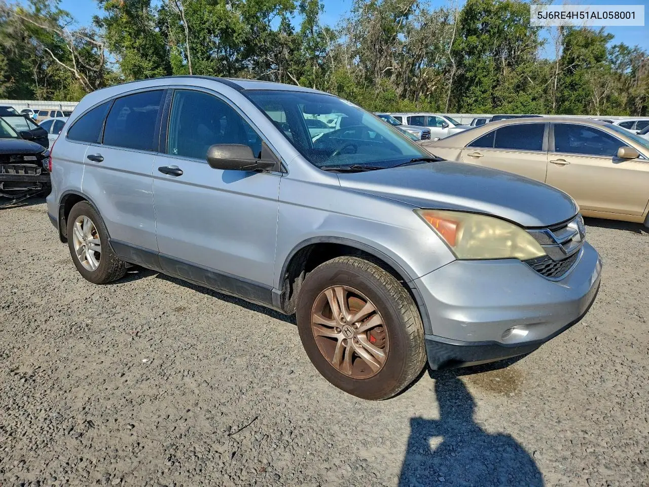 5J6RE4H51AL058001 2010 Honda Cr-V Ex
