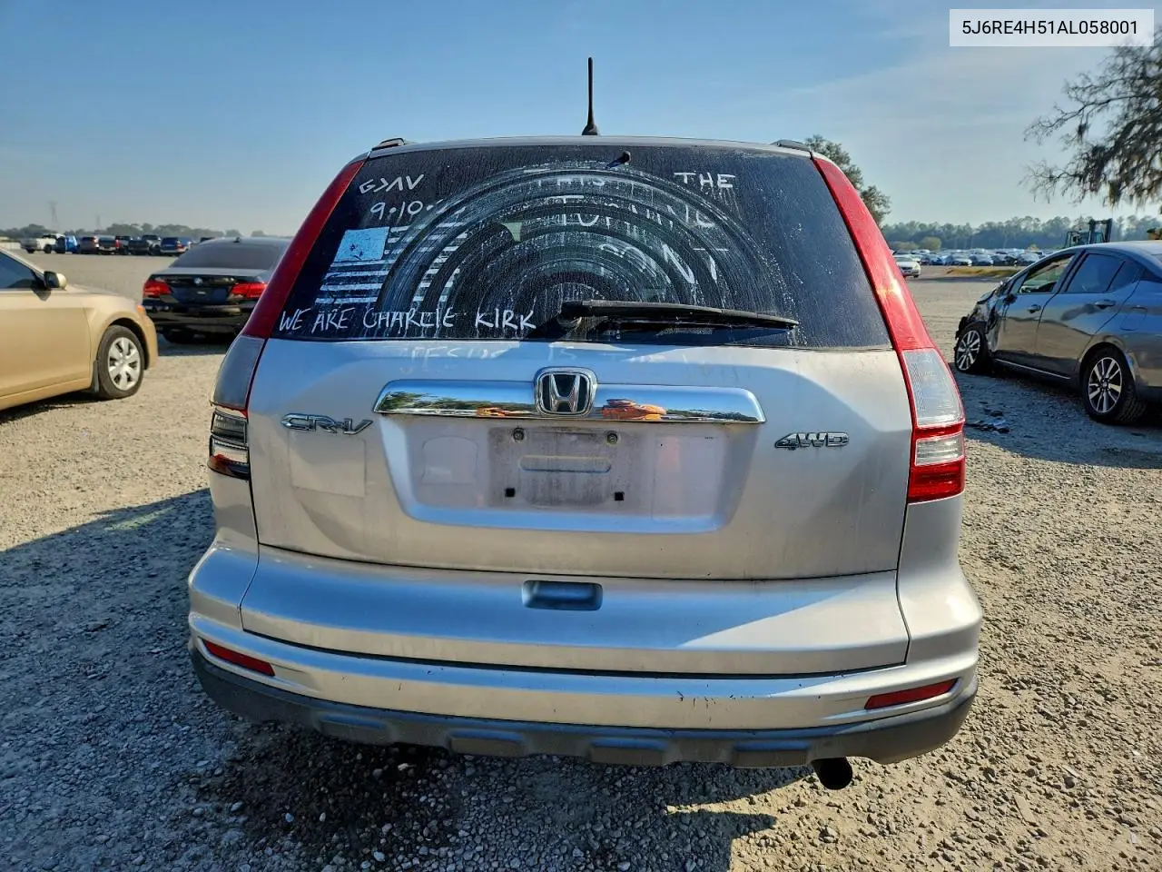 5J6RE4H51AL058001 2010 Honda Cr-V Ex