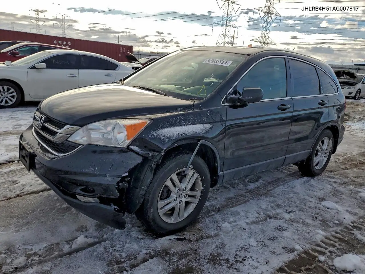 JHLRE4H51AC007817 2010 Honda Cr-V Ex