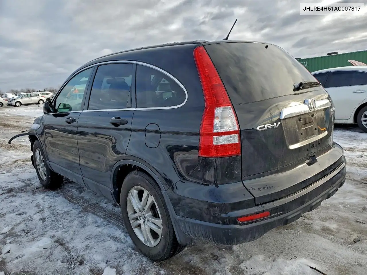 JHLRE4H51AC007817 2010 Honda Cr-V Ex