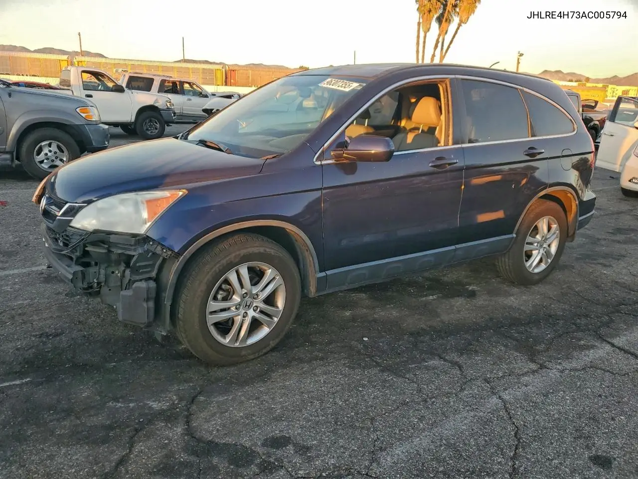 JHLRE4H73AC005794 2010 Honda Cr-V Exl