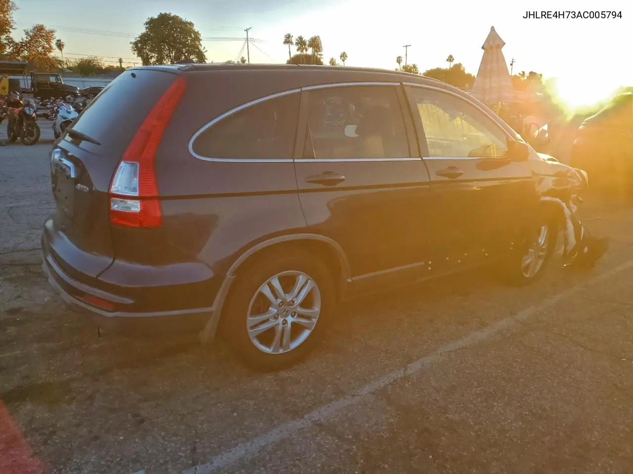 JHLRE4H73AC005794 2010 Honda Cr-V Exl