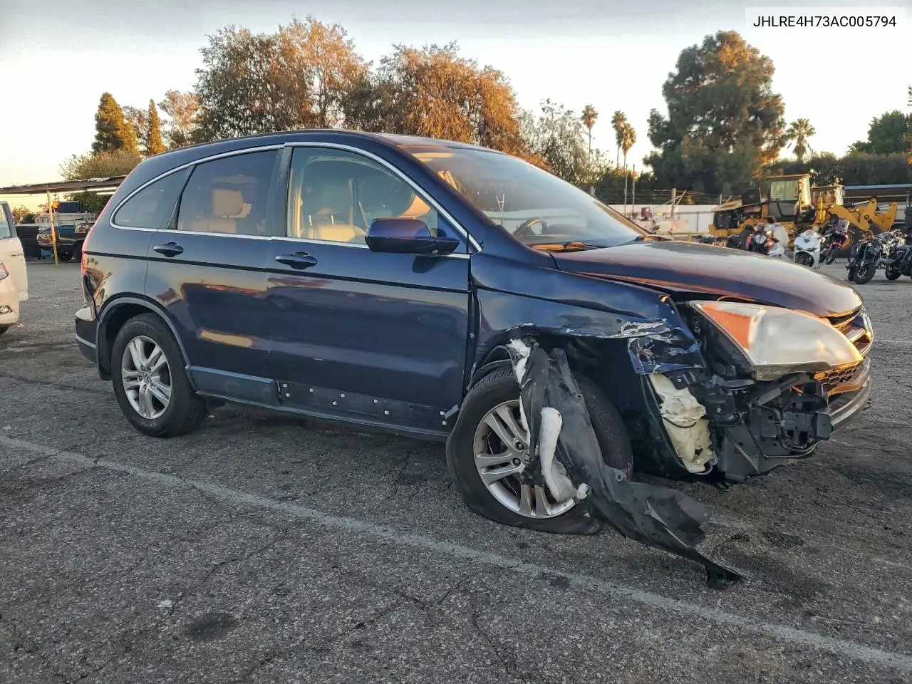 JHLRE4H73AC005794 2010 Honda Cr-V Exl