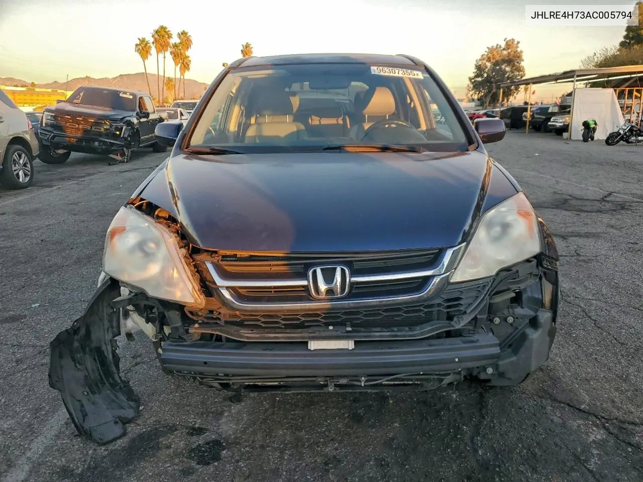 JHLRE4H73AC005794 2010 Honda Cr-V Exl