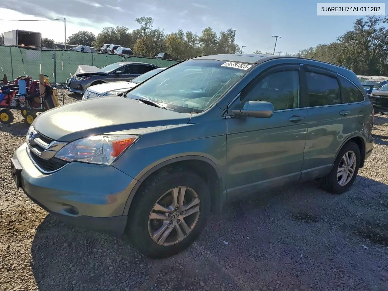 5J6RE3H74AL011282 2010 Honda Cr-V Exl