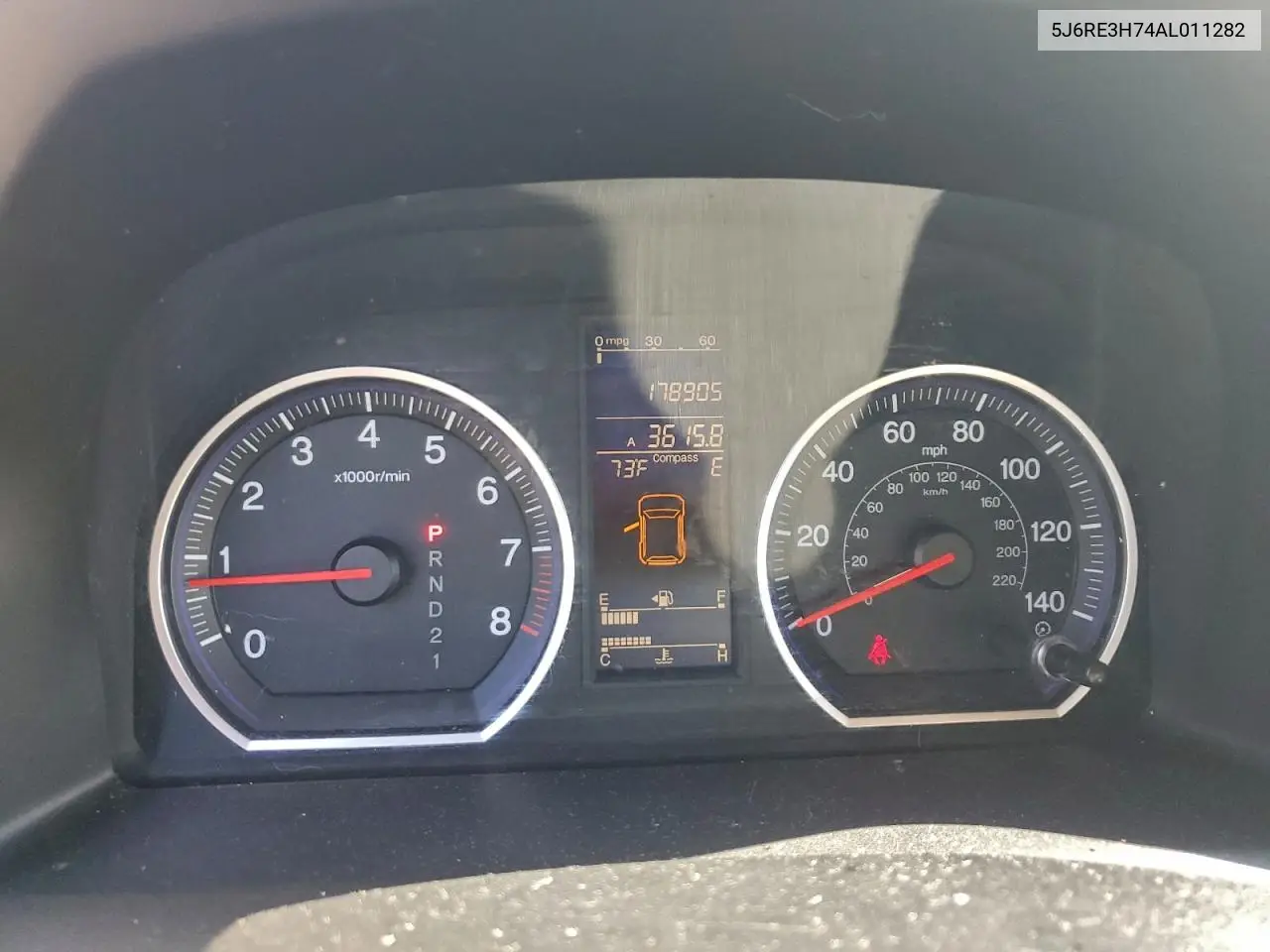5J6RE3H74AL011282 2010 Honda Cr-V Exl