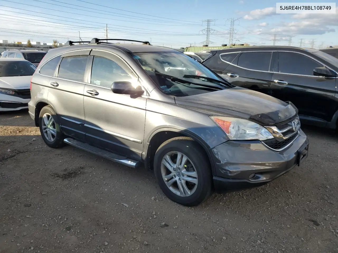 5J6RE4H78BL108749 2011 Honda Cr-V Exl