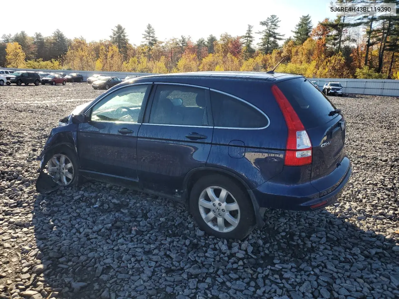 5J6RE4H43BL119390 2011 Honda Cr-V Se