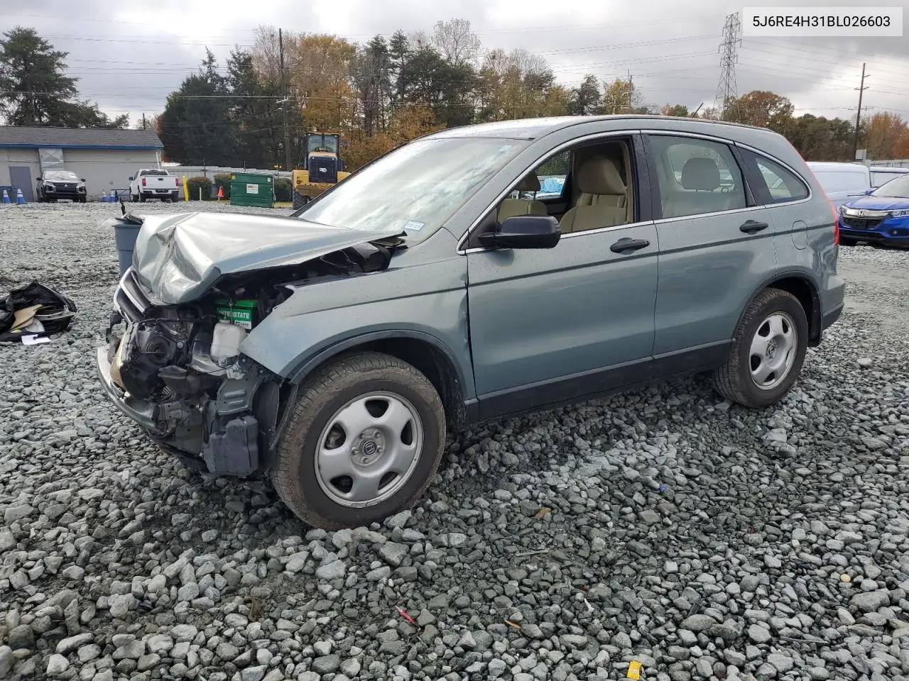 5J6RE4H31BL026603 2011 Honda Cr-V Lx