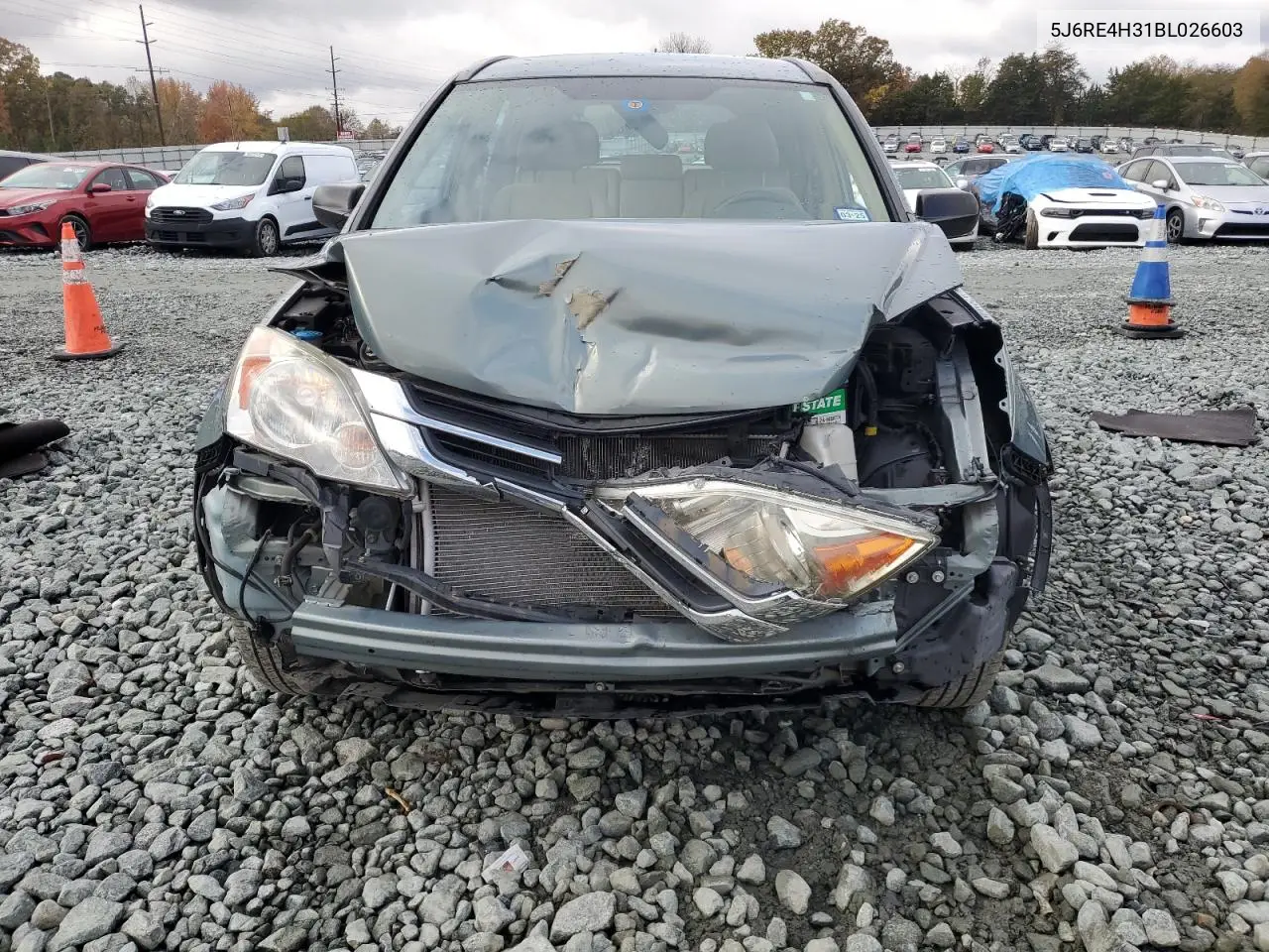 5J6RE4H31BL026603 2011 Honda Cr-V Lx