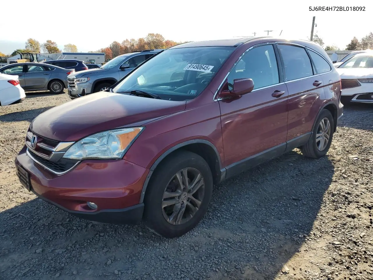 5J6RE4H72BL018092 2011 Honda Cr-V Exl
