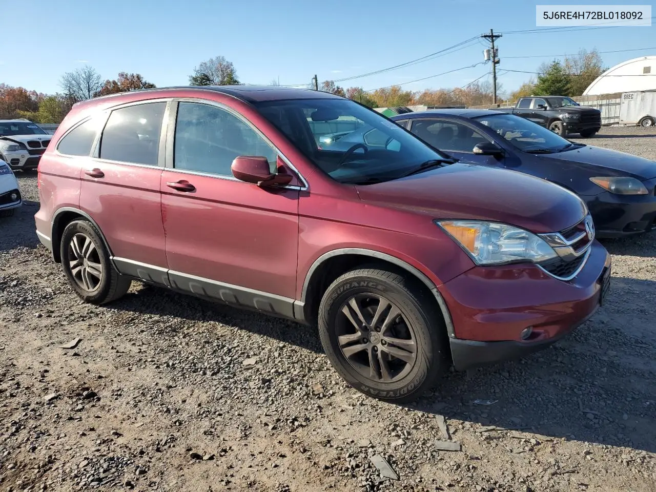 5J6RE4H72BL018092 2011 Honda Cr-V Exl