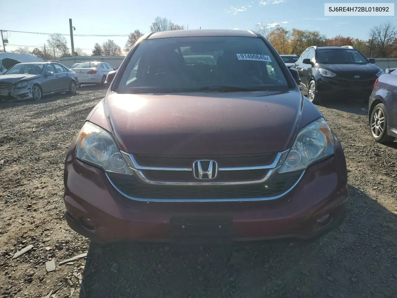 5J6RE4H72BL018092 2011 Honda Cr-V Exl