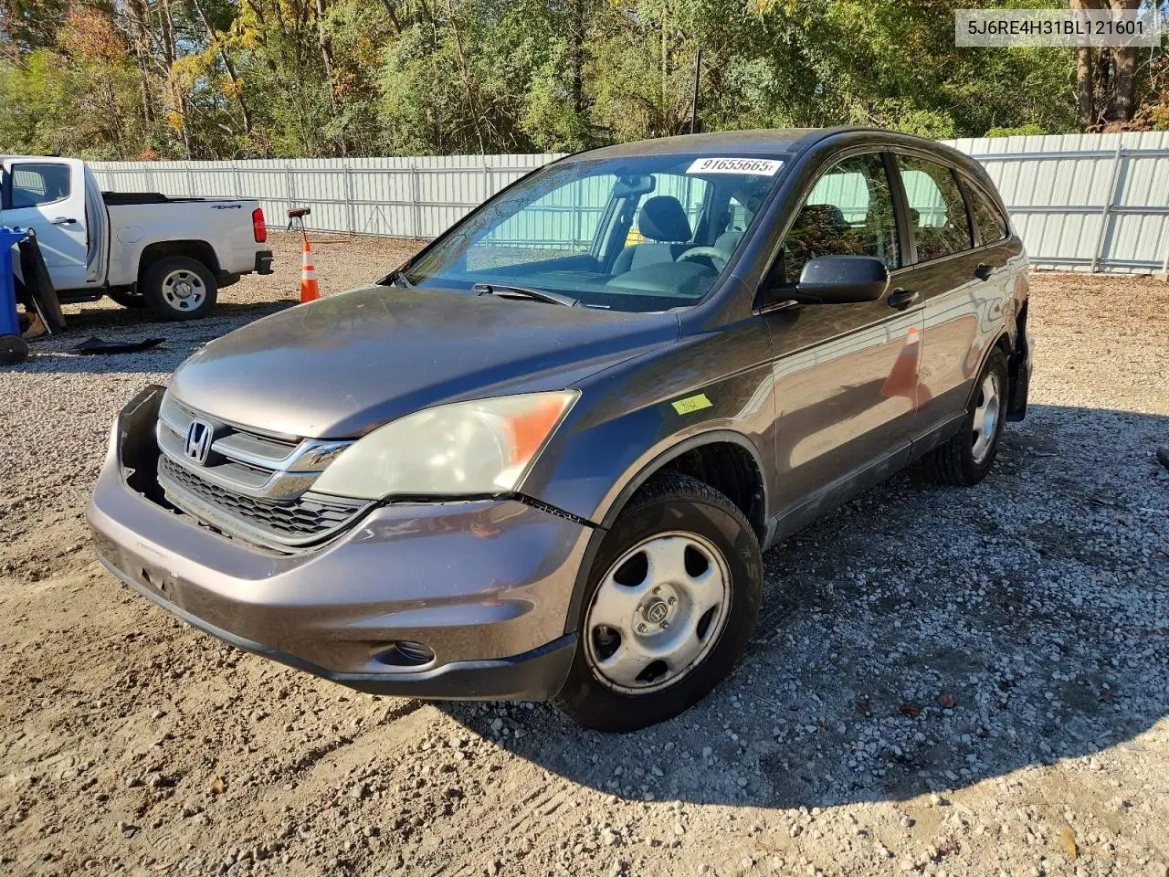 5J6RE4H31BL121601 2011 Honda Cr-V Lx