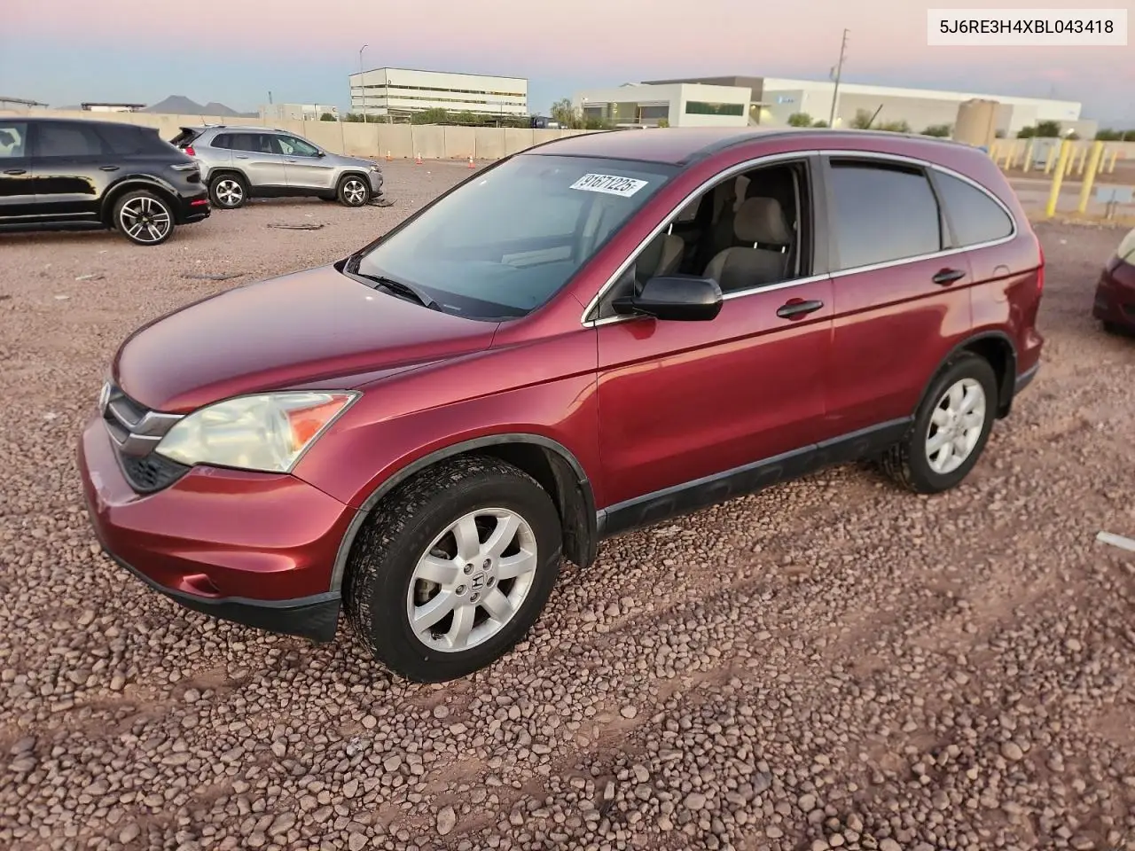 5J6RE3H4XBL043418 2011 Honda Cr-V Se