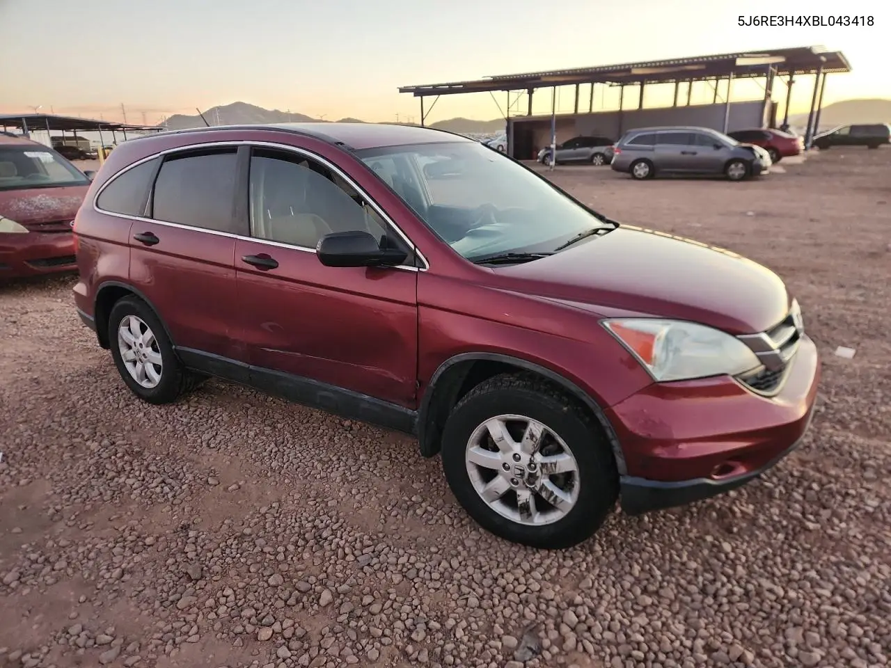 5J6RE3H4XBL043418 2011 Honda Cr-V Se