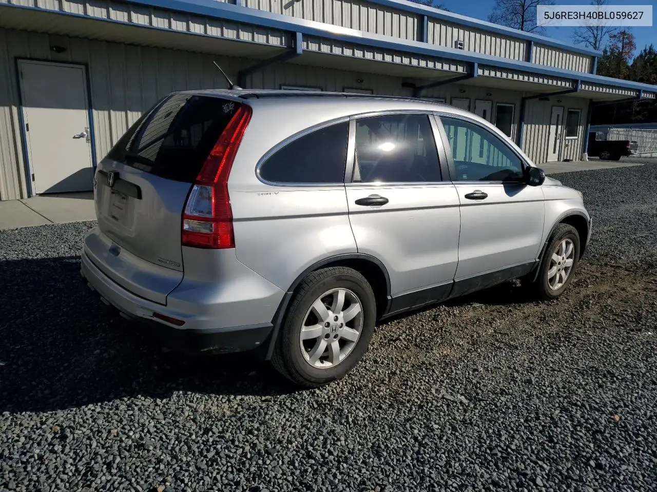 5J6RE3H40BL059627 2011 Honda Cr-V Se