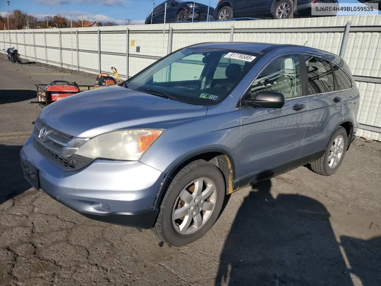 5J6RE4H49BL059535 2011 Honda Cr-V Se